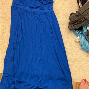 Blue maxi dress